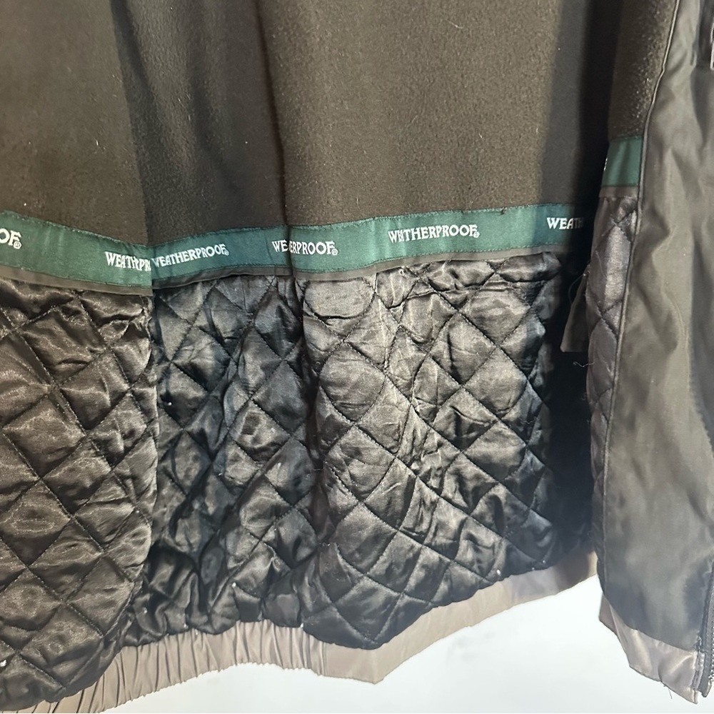 Weatherproof Brown Hooded Fleece Lined Jacket XXL Hidden Pockets - Picture 8 of 16